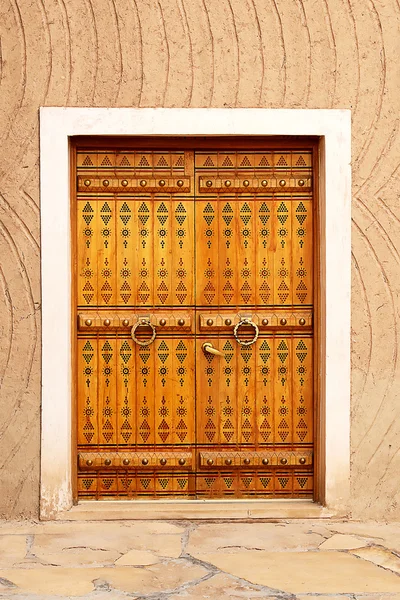 Hagyományos arab ajtó — Stock Fotó