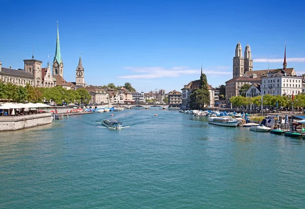 Zurich in summer — Stockfoto