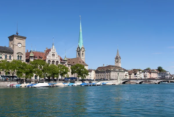 Zurich in summer — Stockfoto
