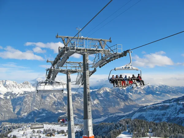 Winter in de Alpen — Stockfoto