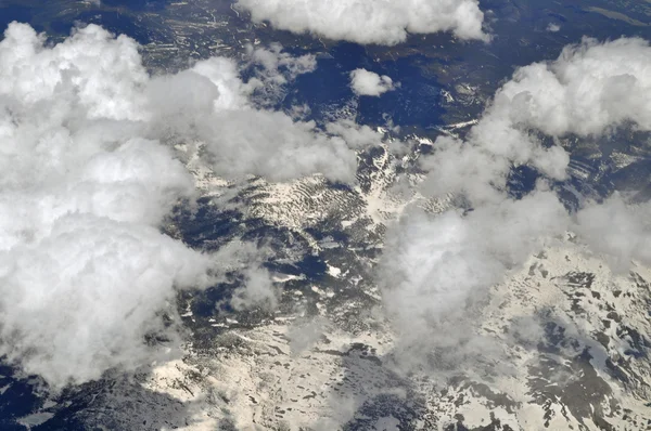 Ariel Mountain Vista nuvola — Foto Stock