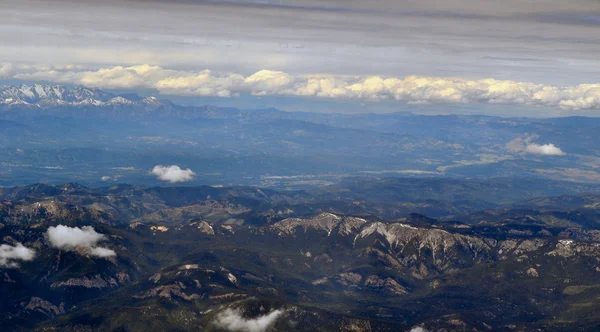 Ariel Mountain Vista nuvola — Foto Stock