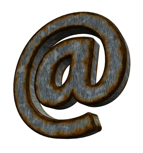 Rusty Email — Stock Photo, Image
