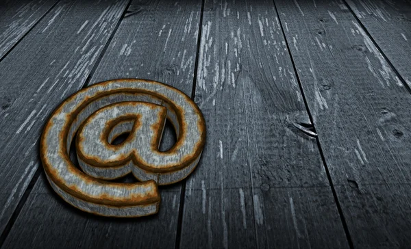 Символ электронной почты — стоковое фото