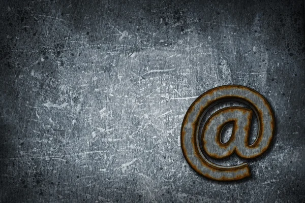 Rusty email — Stock Photo, Image