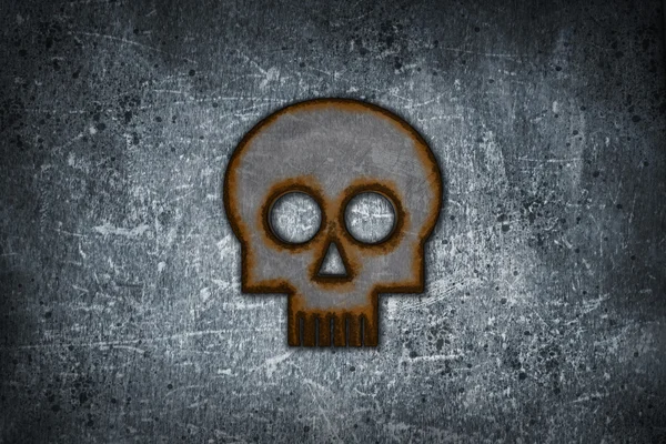 Grunge Skull — Stock Photo, Image