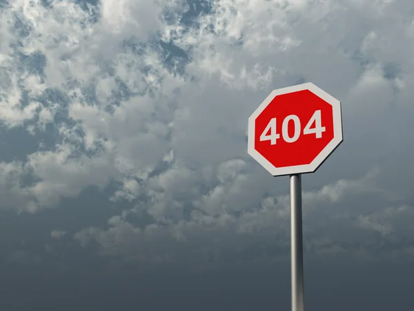 Fehler 404 — Stockfoto