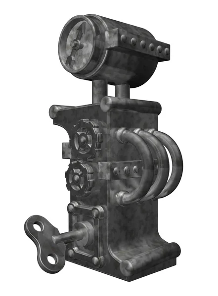 Steampunk bokstaven i — Stockfoto