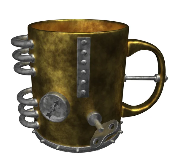Steampunk Mug — Stock Photo, Image