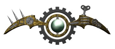 Steampunk installation clipart