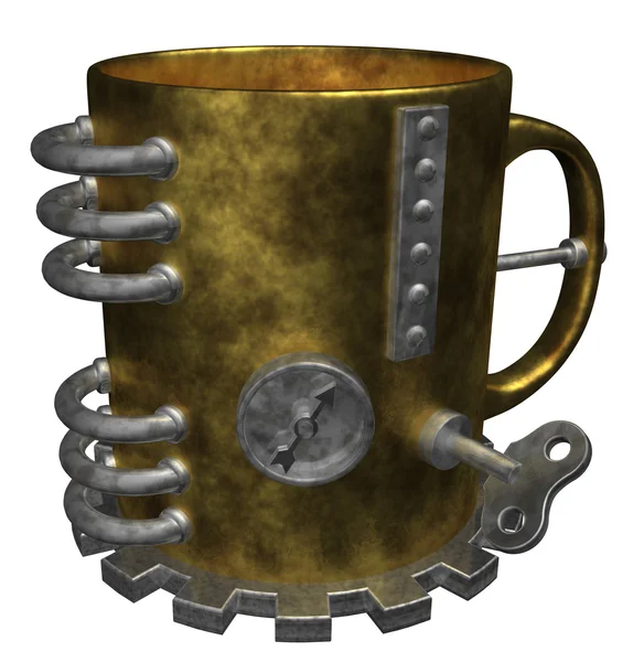 Steampunk Mug — Stock Photo, Image