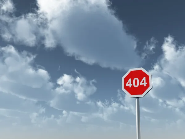 Erro 404 — Fotografia de Stock