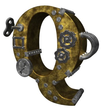 Steampunk harf q