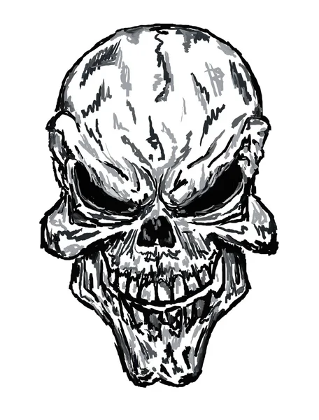 Evil skull — Stock Photo, Image