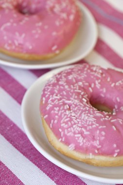 Pink Dougnut clipart