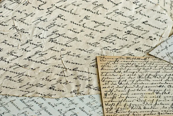 Старые письма — стоковое фото