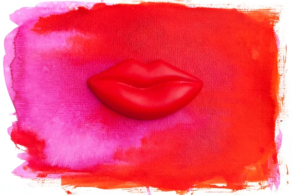 アートワークの唇 — ストック写真