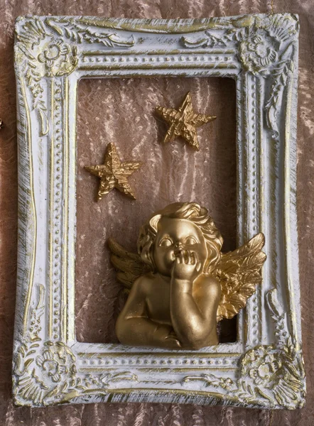 Frame christmas angel — Stock Photo, Image
