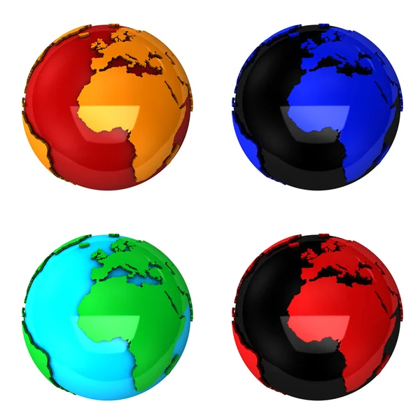 Globes — Stock Photo, Image