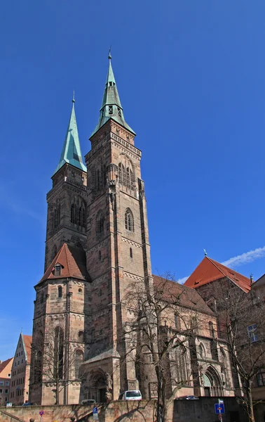 Berühmte Kirche des Sebaldus Nürnberg — Stockfoto