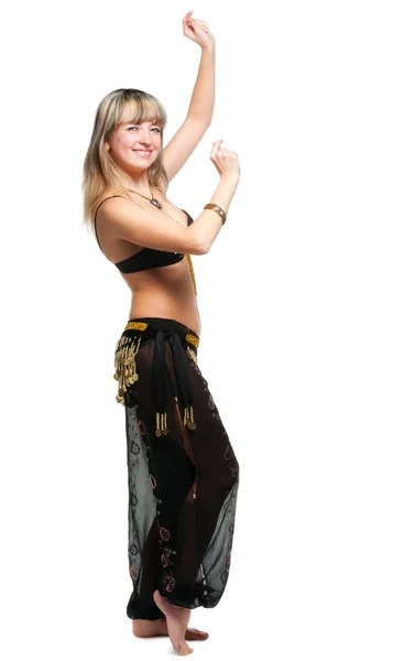 Žena v východ taneční kostým — Stock fotografie