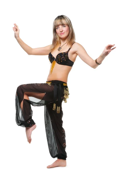 The woman in east dancing suit — Stock Photo, Image