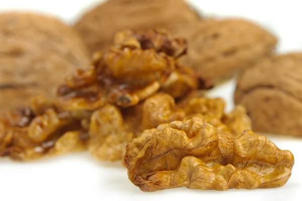 Jádra vlašských ořechů — Stock fotografie