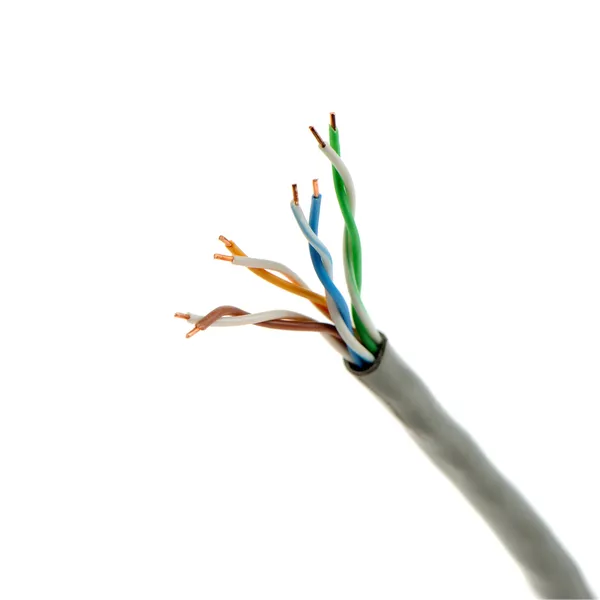 Çift bükümlü kablo — Stok fotoğraf