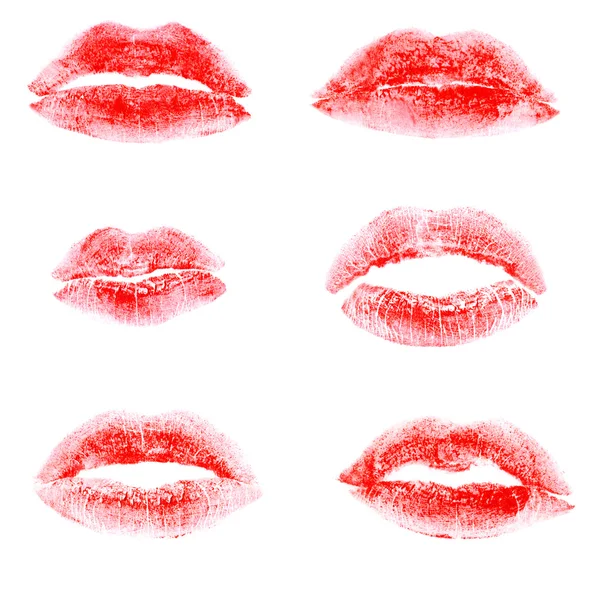 Impression rouge à lèvres — Photo