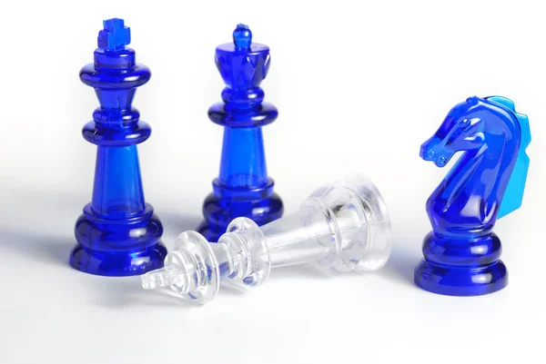 Figura szachowa na białym tle — Zdjęcie stockowe