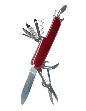 Swiss army knife clipart