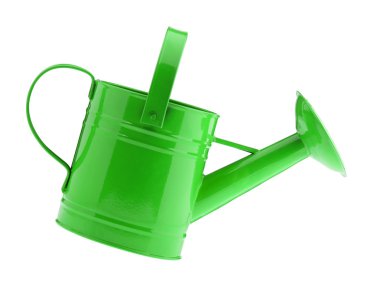 Green watering can clipart