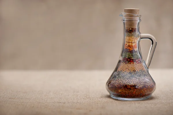 Flaska av kryddor — Stockfoto