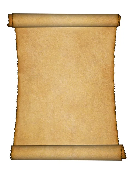 Перевернутый пергамент — стоковое фото
