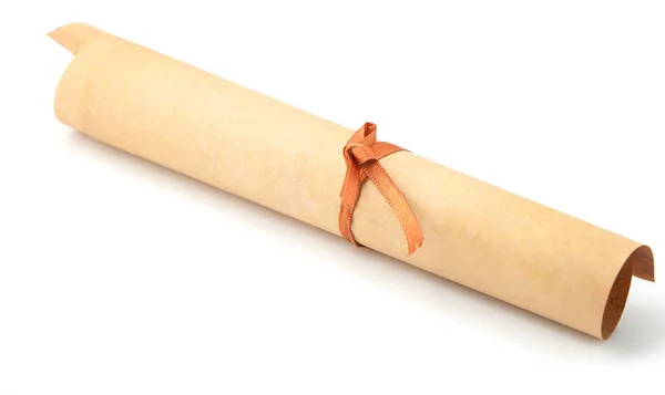 Parchment roll — Stock Photo, Image