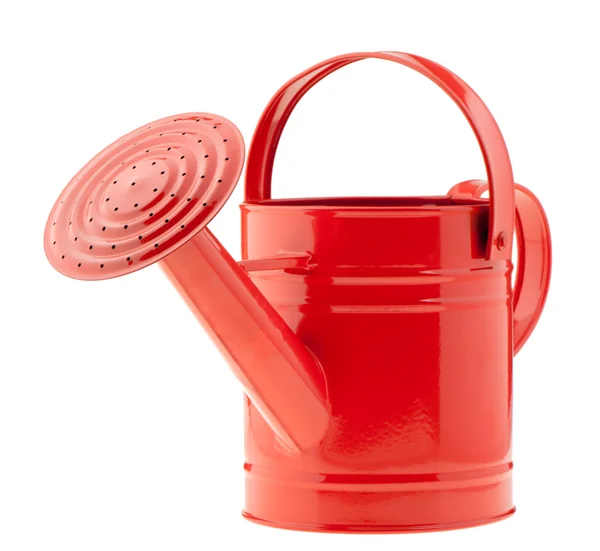 赤の水まき缶 — ストック写真