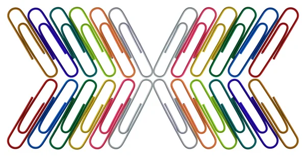 Abstract office paper clips — Stock Photo, Image