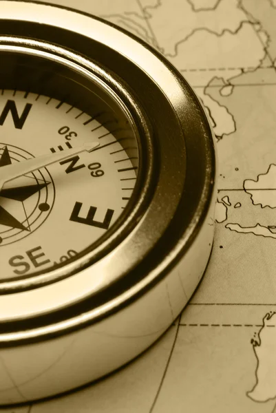 Starověké kompas — Stock fotografie