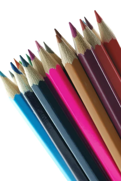 Pozadí barva tužky — Stock fotografie