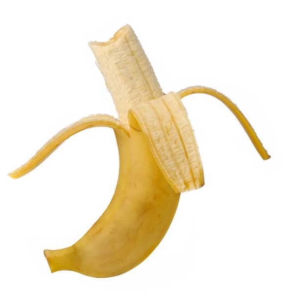 Bananenbiss — Stockfoto