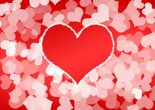 Background more heart — Stock Photo, Image