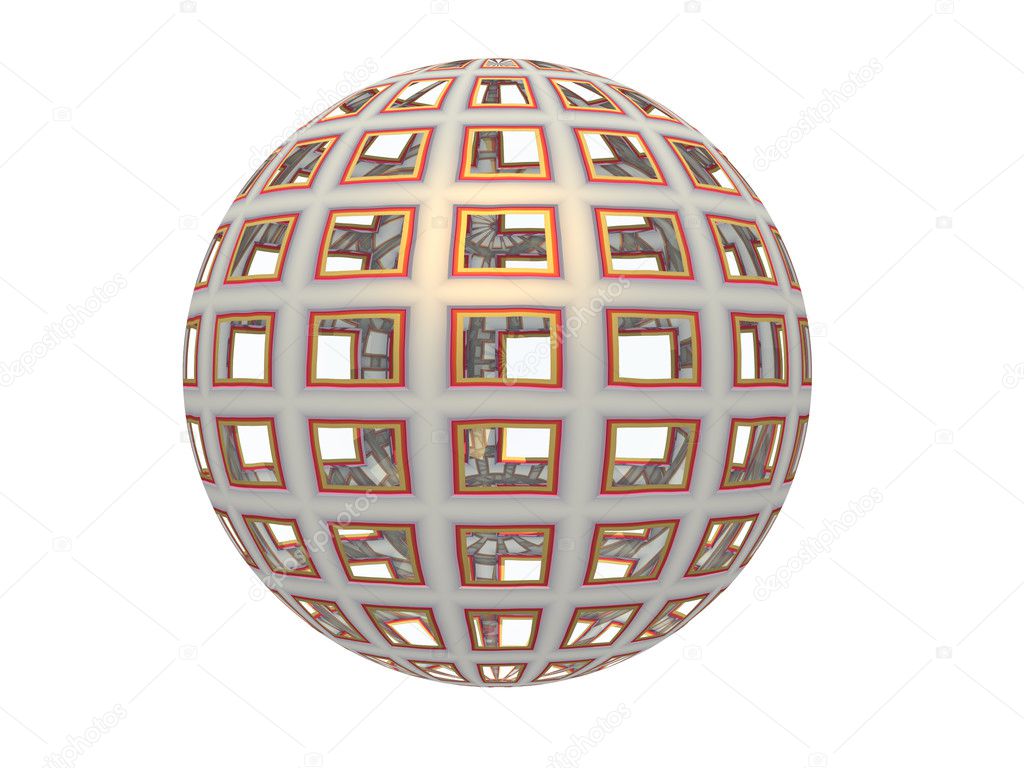 Abstract 3d sphere