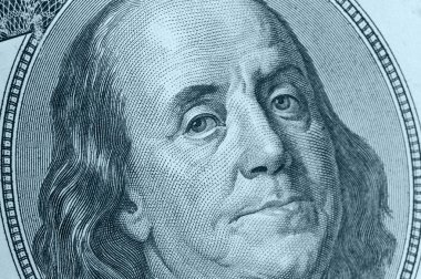 Benjamin franklin kapatmak mavi renk