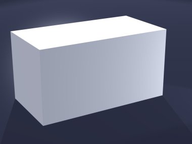 Clean preparation - boxes with illumination behind (black background) clipart