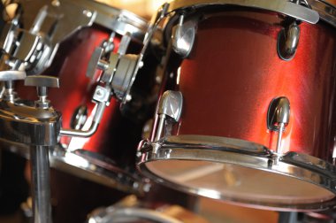 The drum kit detailed clipart