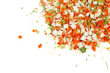Dry spices background clipart