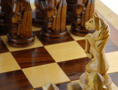 Go a chess horse clipart