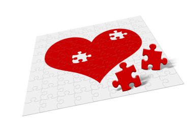 Heart - divorce clipart