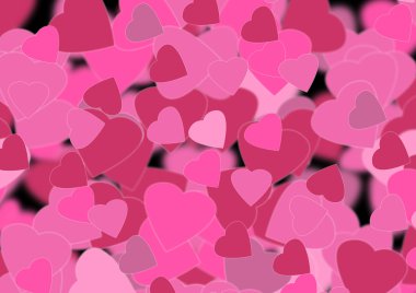 Heart background clipart