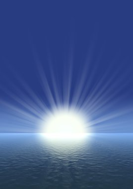 High resolution sunrise clipart